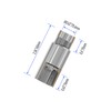 FOCMKEAS 2 PCS Shower Head Extension Arm Extender Stainless Steel