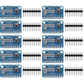 10pcs ADS1115 16 Bit Single Acting 4 Channel Differential 2 Channel Electronic Workshop Analog Digital ADC I2C Interface for arduino rasperry pi