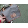 London Craftwork Medium Canvas + Leather Saddle/Handlebar/Frame Bag for Bicycles