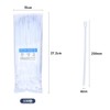 Glvaner Reusable Nylon Cable Ties 4x200mm 100pcs Repeat Unlock Outdoor
