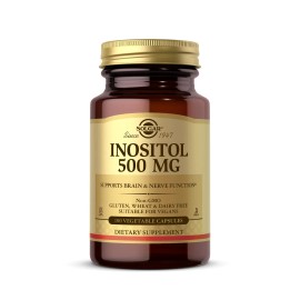 Solgar Inositol 100 Count Vegan Non-GMO Gluten-Free Brain Support Supplement