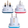 Globite Travel Adaptor Multi Pack USA/UK/EU, White