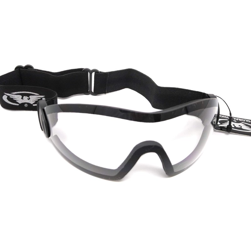 Global Vision Shatterproof UV400 Clear Freefall Skydiving And Parachuting Goggles