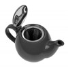 Olympia Cafe Teapot in Charcoal with Removable Filter - Stoneware