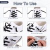 10 Pairs No Tie Shoe Laces, Elastic Flat Shoelaces with
