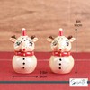 Christmas Holiday Salt and Pepper Shaker Set - Nostalgic Reindeer