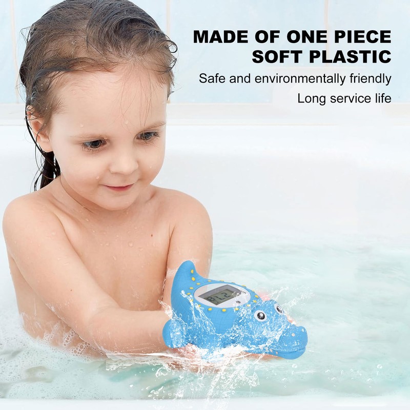 Baby Bath Thermometer Fun Cartoon Animal Waterproof High Accuracy 10℃‑50°C