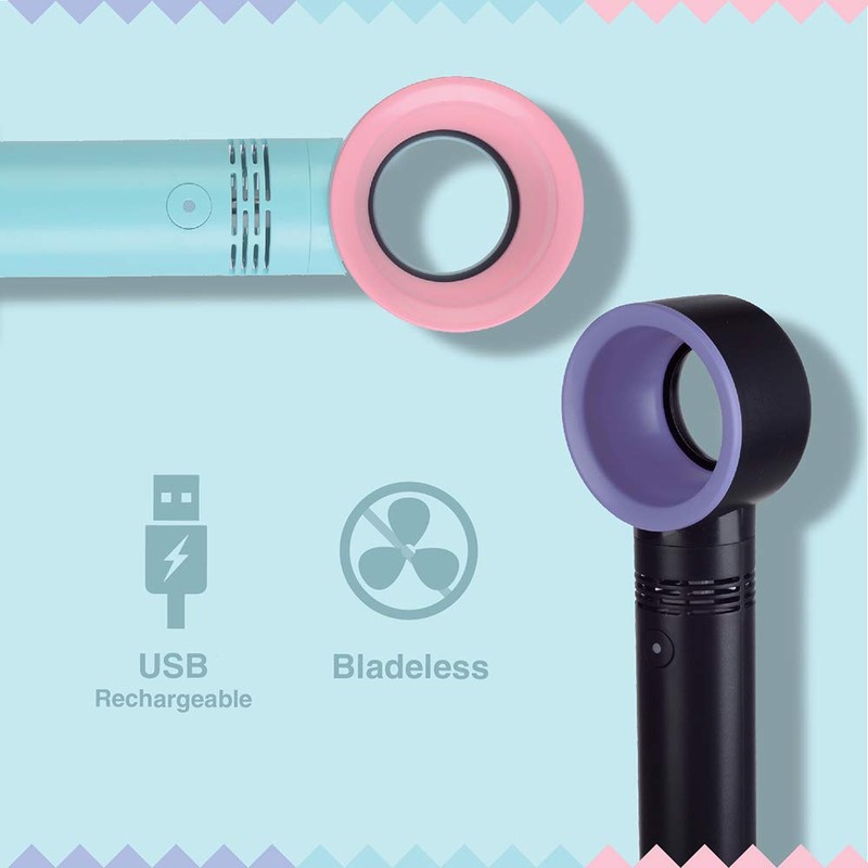 Lyon Lash Portable USB Rechargeable Bladeless Mini Fan/Air Conditioning Blower/Handheld