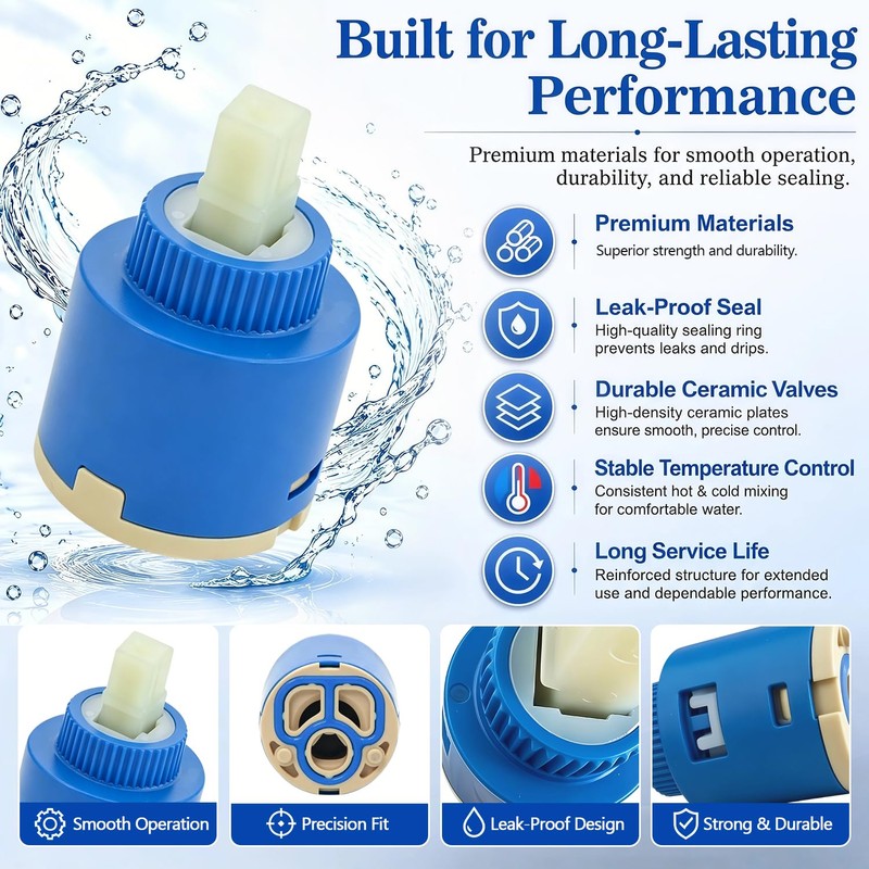 N25DW 25mm Faucet Cartridge Replacement,Compatible with 974-074