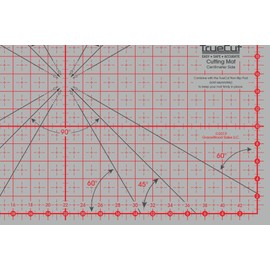 TrueCut 12-Inch-by-18-Inch Double Sided Rotary Cutting Mat