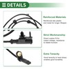 Motoforti ABS Wheel Speed Senor ABS Sensor ABS Wheel Speed