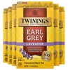 Twinings Earl Grey Lavender Black Tea Individually Wrapped Bags, 20