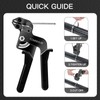 TOMSHUB Stainless Steel Cable Tie Gun Kit,Heavy Duty Outdoor Adjustable