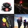 tieedhfu Bike Tail Light Rear Lamps Flashlight LED Warning Lantern