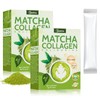 2 Sticks Organic Matcha Collagen Powder Organic Premium Matcha Without