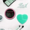Vtrem Makeup Brush Cleaner Pad and Sponge Cleaner Heart Shaped