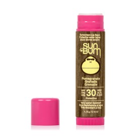 Sun Bum SPF 30 Pomegranate Sunscreen Lip Balm, Vegan and Cruelty Free Broad Spectrum UVA/UVB Lip Care, Made with Aloe and Vitamin E for Moisturised Lips, 4.25g