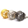 VmG-Store Vossen Style Solid Miniature Rim Keyring Pendant, Matte gold