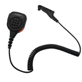Pdflie IP65 Waterproof Shoulder Mic for Motorola APX 900 1000 4000 6000 7000 8000 XPR 6350 6550 7350 7350e 7550 7550e 7580e, Walkie Talkie Accessories Remote Handheld Radio Speaker Lapel Microphone