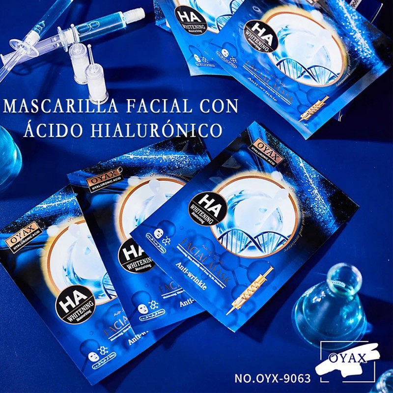 Mascarillas Ácido Hialurónico Antiarrugas