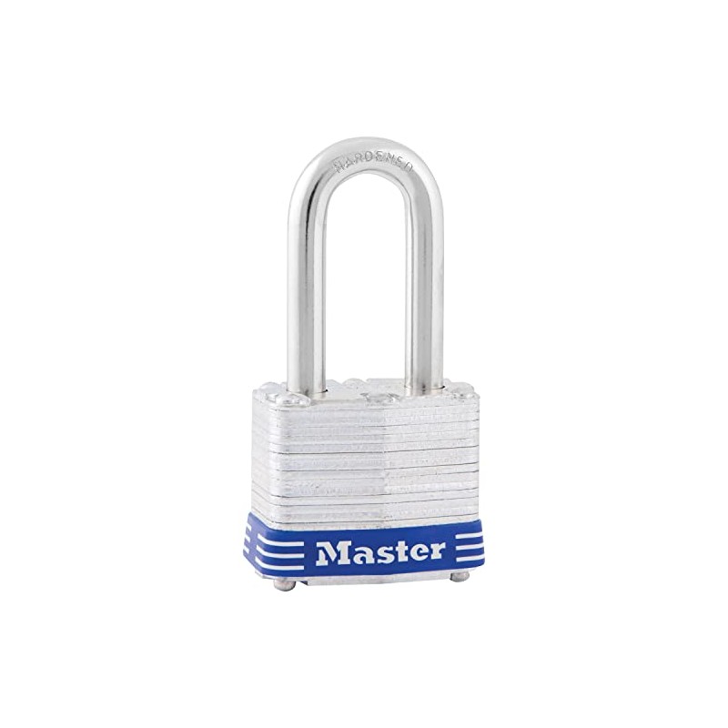 Master Lock, LLC 3DLF Long Shackle Padlock, w/ 1-1/2-Inch Shackle,