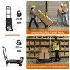 Folding Hand Truck, Dolly Cart Heavy Duty with 440lbs Capacity