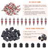 Rustark 119Pcs Valve Core Remover Tools with Aluminum Tire Valve