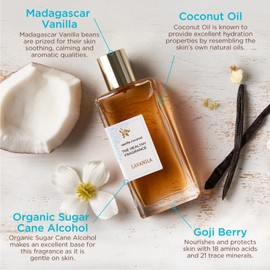 Lavanila Lavanila Vanilla Coconut Perfume for Women 1.7 Fl Oz - Tropical Coconut, Tahitian Tiare Flower & Warm Vanilla Fragrance, Clean and Natural Eau de Parfum Made In USA