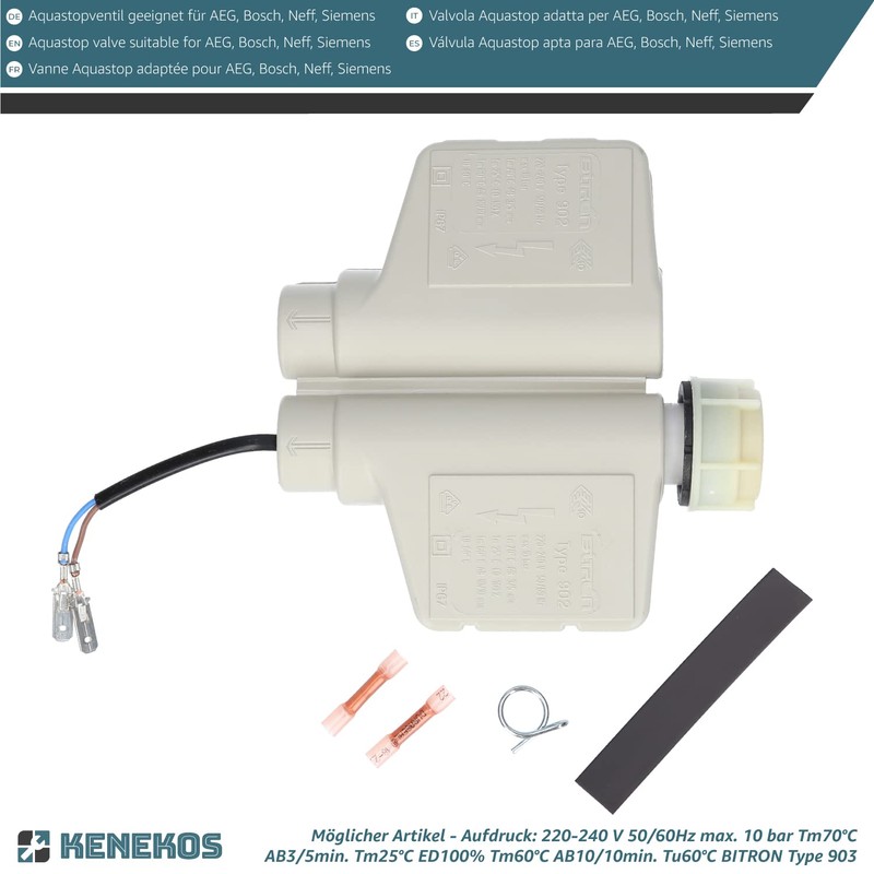 Kenekos - Bitron Solenoid Valve Type 902 Suitable for Bosch