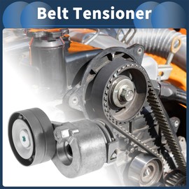 X AUTOHAUX Belt Tensioner Drive Belt Tensioner Pulley Assembly for Renault Master 1998-2005 No.117506567R/7700110947 Metal 1 Pc