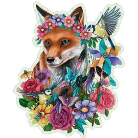 Ravensburger Colorful Fox 150 Piece Wooden Jigsaw Puzzle - 17512 - for Adults and Kids for Age 10 Years Up