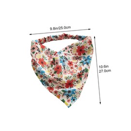 Vaguelly 6Pcs Floral Elastic Head Bandanas Comfortable and Breathable Hair Scarves for Women Versatile Floral Prints for All Outfits Chic and Stylish Headbands