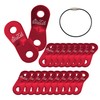 DaLaCa Aluminum Adjustable Hardware Rope Tensioner for Tents, Tarps, Rope
