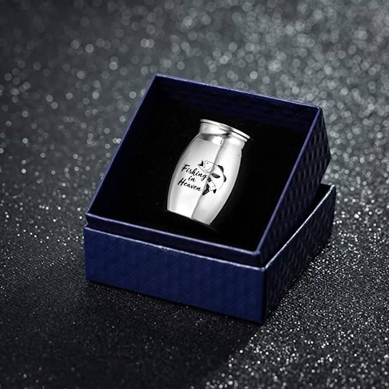 Small Keepsake Urns for Human Ashes Silver Cremation Urns for