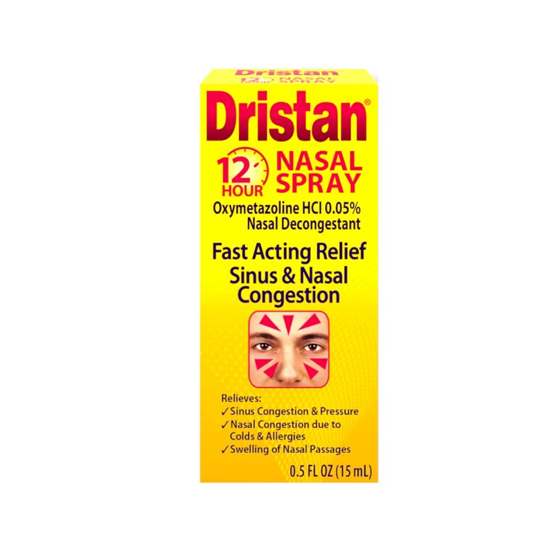 Dristan 12-Hour Nasal Spray 0.50 oz (Pack of 4)