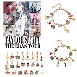 Advent Calendar 2024 Taylor Christmas DIY Jewelry Making Kit Bracelets Gift for Fans and Country Music Lover