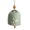 DEMDACO Pawprints Pet Sage Green 7 x 4 Ceramic Stoneware
