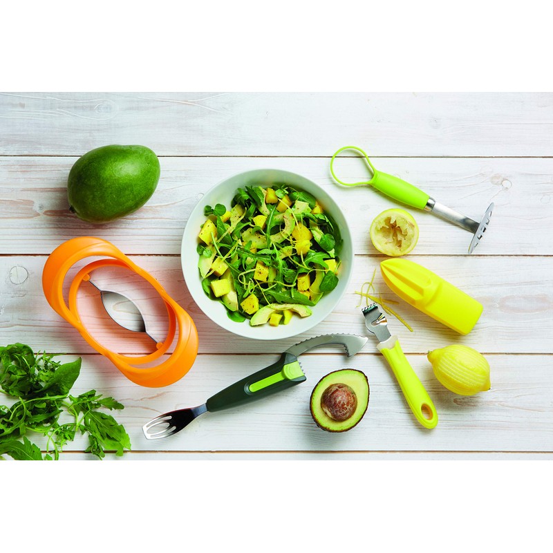 KitchenCraft KCHEMANGO Healthy Eating 2-in-1 Mango Cutter / Pitter -