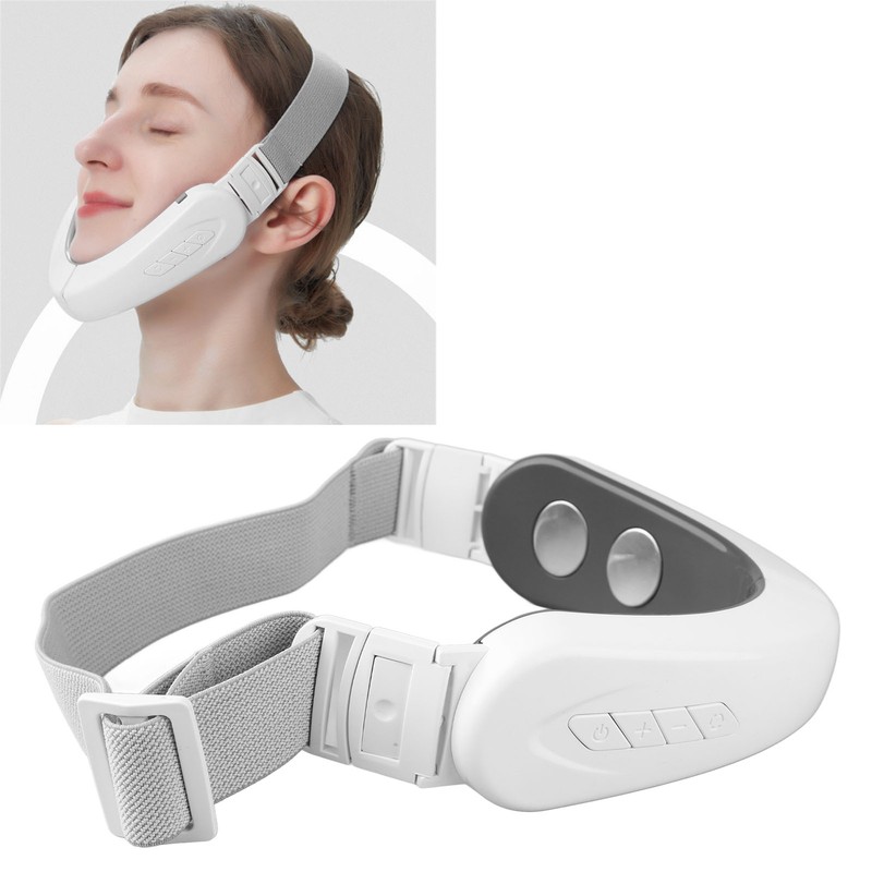V Face Machine White Electric Microcurrent Recharge Intelligent Face Lift
