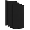 AudioSilk Acoustic Panels, 2 Pack, Large, 46" x 23", Black