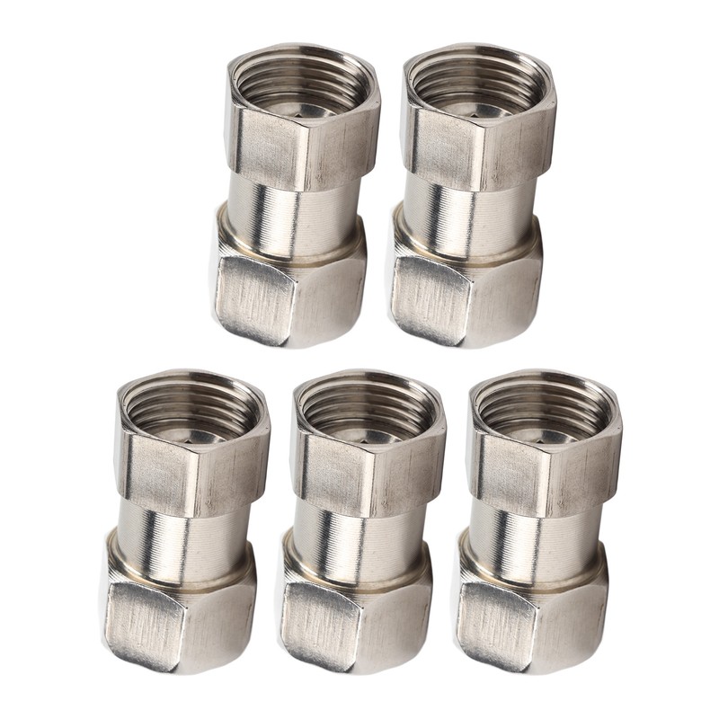 5PCS Plumbing Fittings Stainless Steel Female Thread Pipe Adapter Fittings