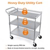 WDT 990Lbs Capacity Heavy Duty Rolling Utility Cart, NSF Rolling