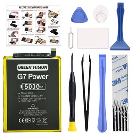 GREEN FUSION New Upgraded Battery for Moto G7 Power XT1955 / G Power 2021 XT2117, JK50 Battery Compatible with Motorola G7 Power & G Power 2021 with Instruction, Repair Tools