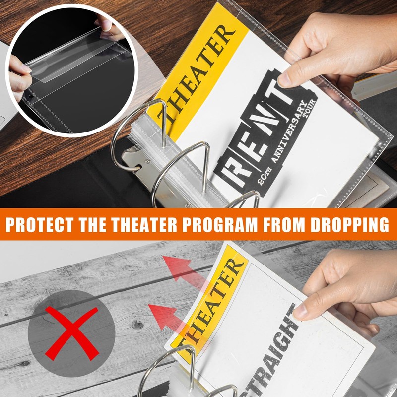 tutata 3 inch Binder with Sleeevs, for Broadway and Theatre