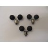 3 x Twin Rubber Ball & Stainless Steel Rod Butt
