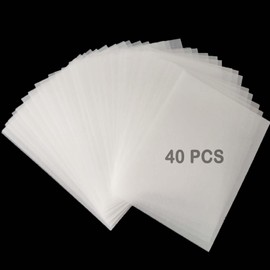 Beyoslf Heat Shrink Plastic Sheets, 40Pcs Shrink Film Sheets Shrinky Art Paper, Sanded Shrink Plastic Film Paper Sheet with 140Pcs Keychain Accessories for Kids Creative Art Craft Marking 7.9X5.7inch