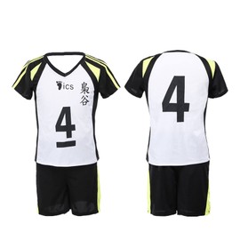 AYJK7 Haikyuu Nekoma High School Kozume Kenma Kuroo Tetsurou Cosplay Costume Volleyball Uniform Jersey, Bokuto Koutarou, Medium