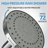 WEAQUA High Pressure Shower Head 2 PACK - 5 Spray