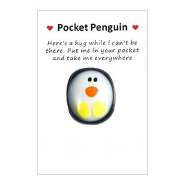 HSIXHAF 1 x Pocket Penguin Hug, Penguin Gift, Penguins Small Hug, Encouraging Gifts, Comfort Gifts, Get Well Soon Gift, Mini Penguin Toy Decoration