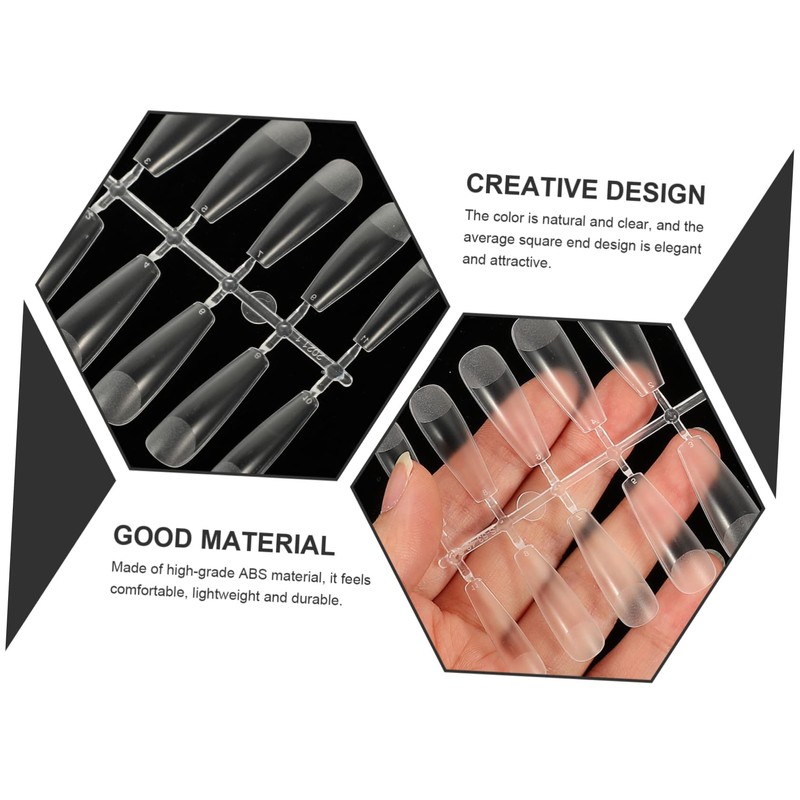 Baluue 240 Pieces Half False Nails Tips Easy Wearable Fake